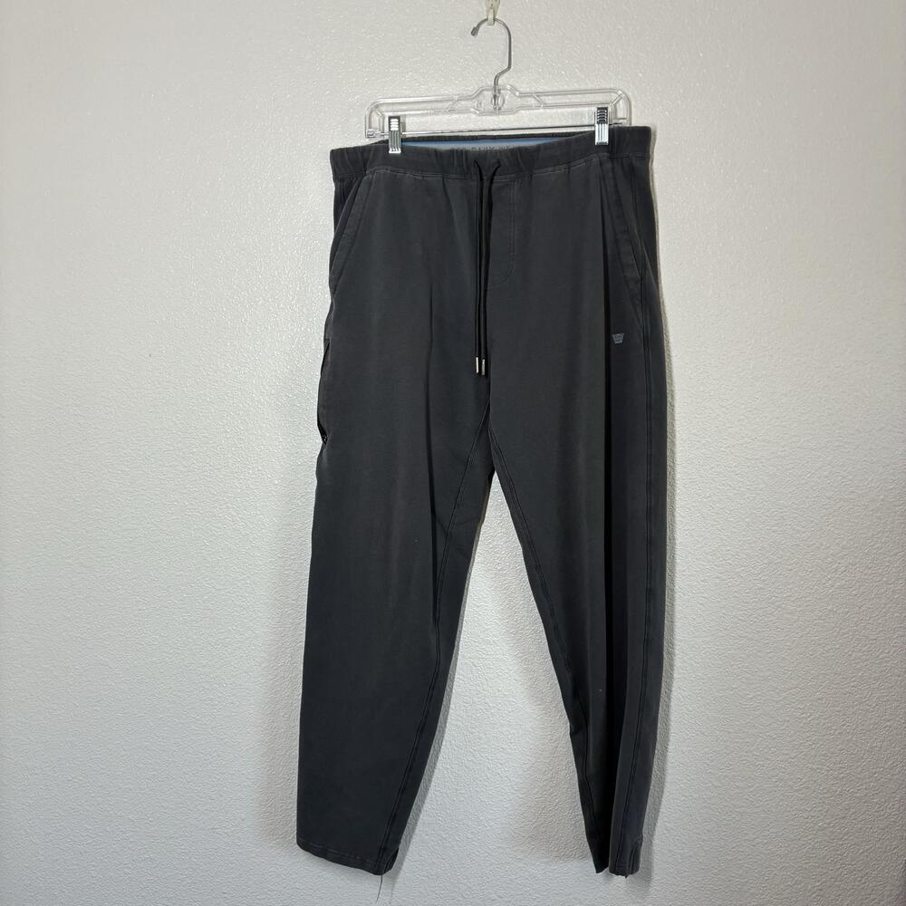 Mack Weldon Sweatpants Mens XL Gray Cotton Stretch Jogger Zip Pocket Comfort
